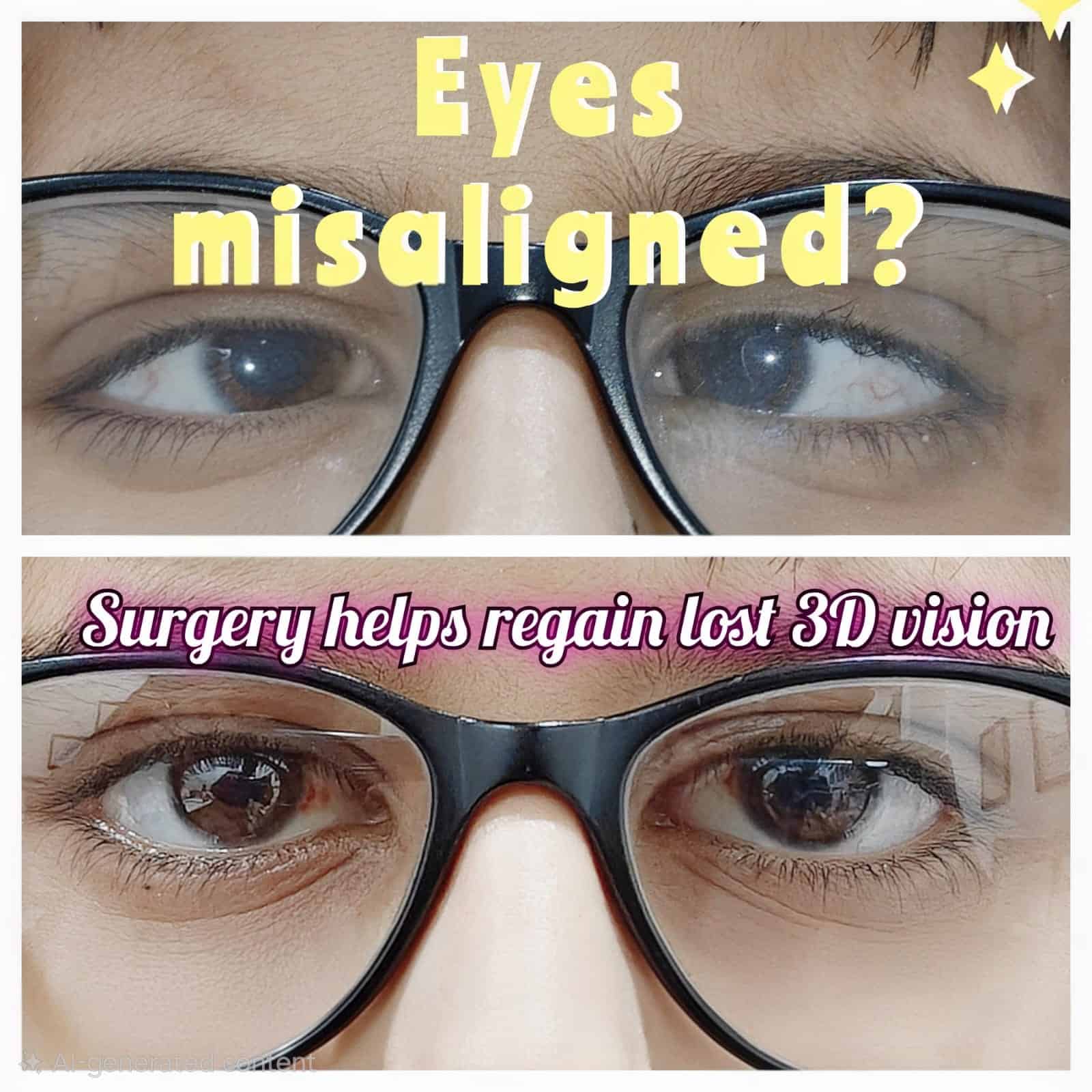 Eye misalignment correction with LASIK surgery at Punjab LASIK clinic.